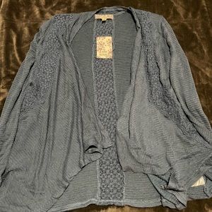 Pink Republic blue cardigan NWT size M